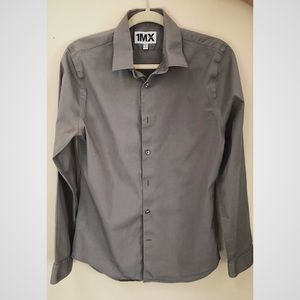 EXPRESS Mens’ Dress Shirt in Extra Slim Fit / grey